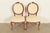 Karges Style French Provincial Louis XV Brown Lacquered Side Chairs or Dining Chairs, Pair For Sale - Image 13 of 13