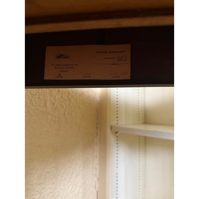 Henkel Harris Georgian Mahogany Pembroke Drop-Leaf Side Table For Sale - Image 15 of 18