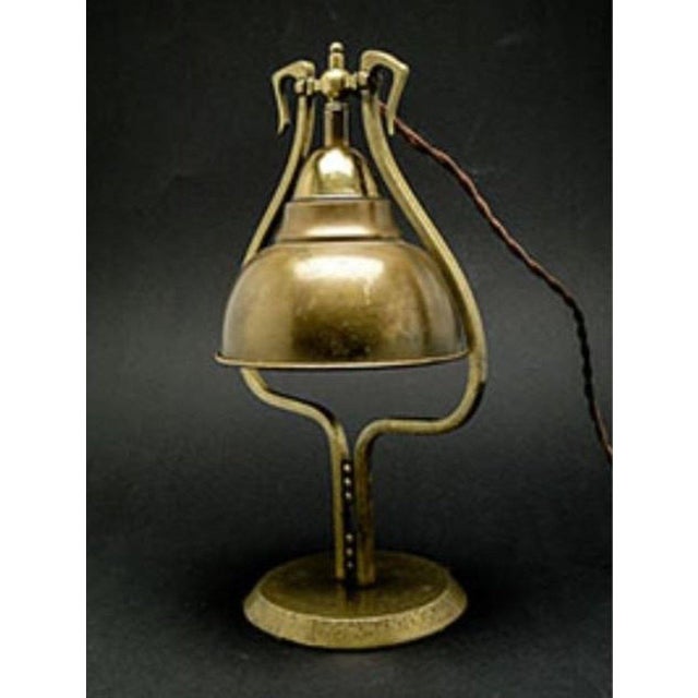 Art Nouveau Style Bedside Table Lamp, Austria-Hungary, Early 20th Century For Sale - Image 5 of 6