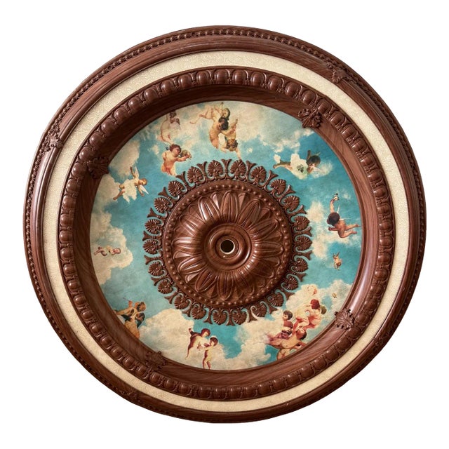 Architectural Detail Ceiling Medallion For Sale