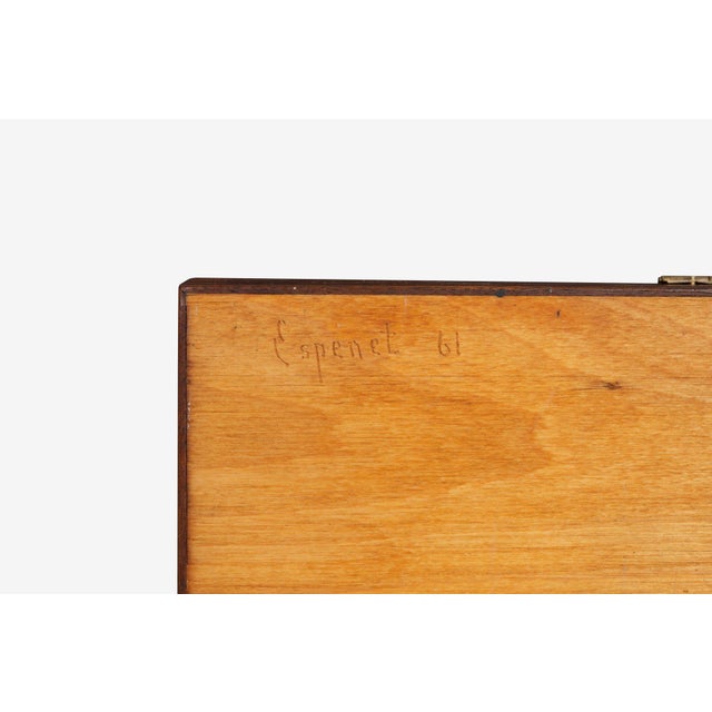 Arthur Espenet Wooden Box 1961 For Sale In Chicago - Image 6 of 7