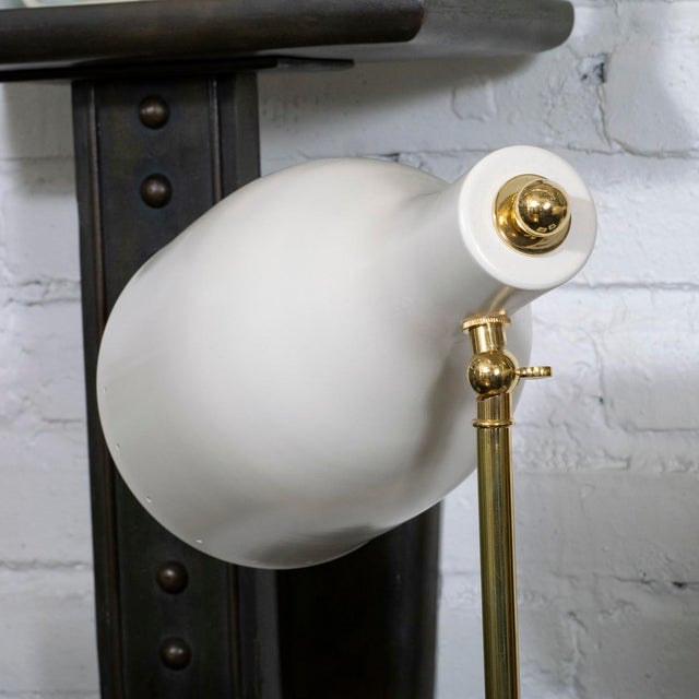 Pair of articulated Stilnovo style table lamps For Sale - Image 10 of 11