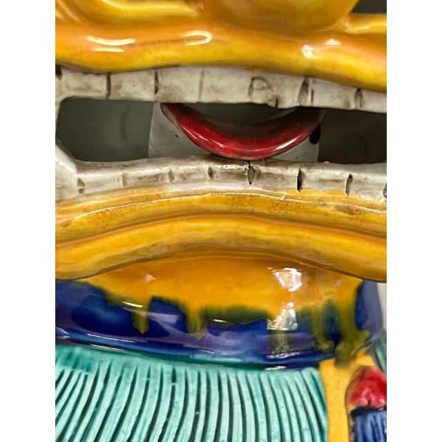 Large Chinese Foo Dogs a Pair For Sale - Image 9 of 13