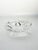 French decorative glass ashtray dating from the 1970s. Made from thick transparent glass, the piece features a sculptural,...