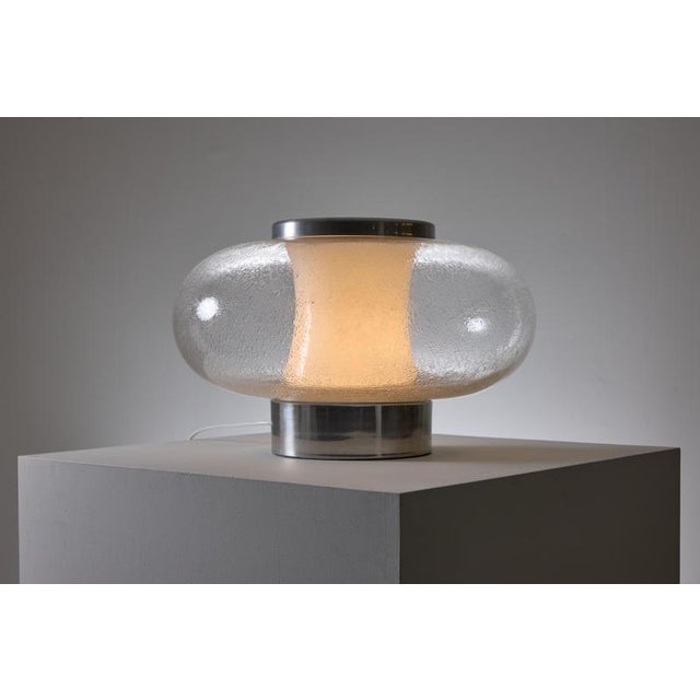 Italian Murano Glass Table Lamp, 1970 For Sale - Image 4 of 8