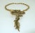 Mid-Century Modern Dragon Gold Tone Statement Necklace by Weatherby Miller Jewels For Sale - Image 3 of 13