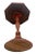 Antique Inlaid Octagonal Wood Accent Table Geometric Iron Cross Marquetry Top For Sale - Image 11 of 11