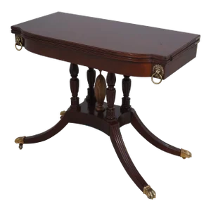 Baker Historic Charleston Regency Mahogany Games Table
