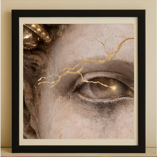 Paper Atelier Aria Lumae the Athena Triptych Faces of Returning Light Fine Art Gallery Board Three Piece Set For Sale - Image 7 of 18