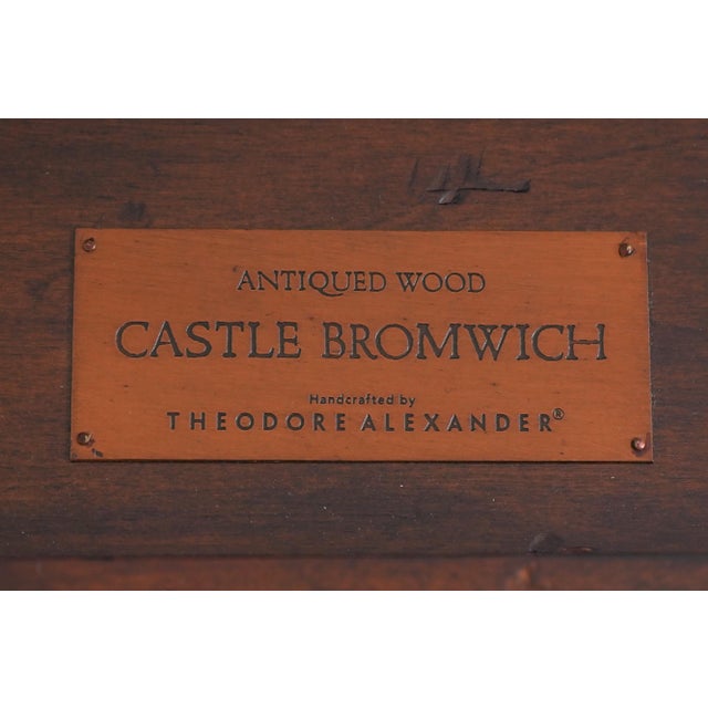 Theodore Alexander Castle Bromwich Mahogany Server Table For Sale - Image 17 of 18