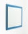 Rectangular Wall Mirror with Blue Frame from FAB Crystal, Italy, 1980s For Sale - Image 3 of 12
