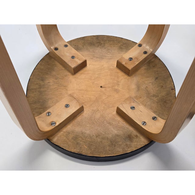 E60 Stools by Alvar Aalto for Artek, Finland, 1960s, Set of 2 For Sale - Image 14 of 16