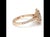 Bochic “Vintage” Fancy Chocolate, Greenish Diamond 18K Rose Gold Halo Ring For Sale - Image 10 of 13