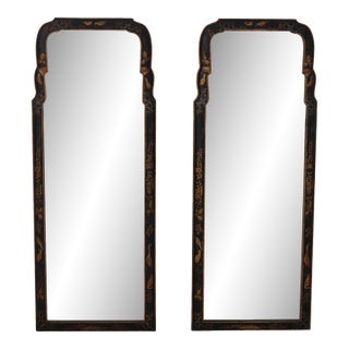 Pair Friedman Brothers Colonial Williamsburg Chinoiserie Mirrors For Sale