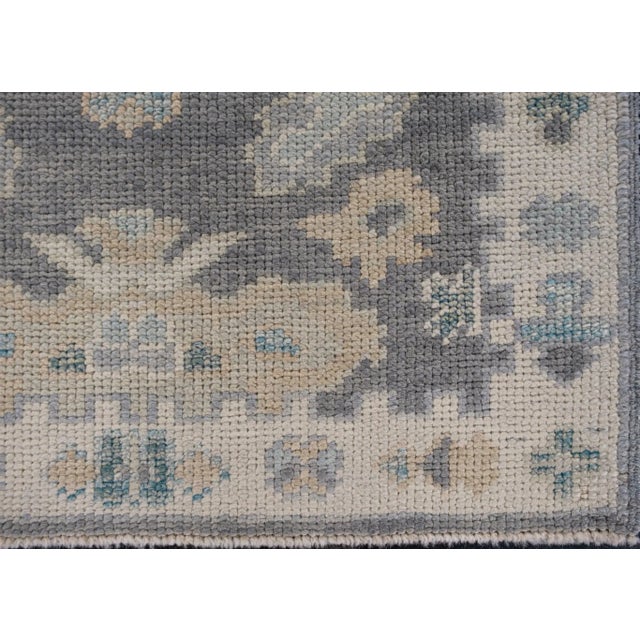 Early 21st Century Turkish Oushak Rug 2'2" x 2'11" For Sale - Image 5 of 6