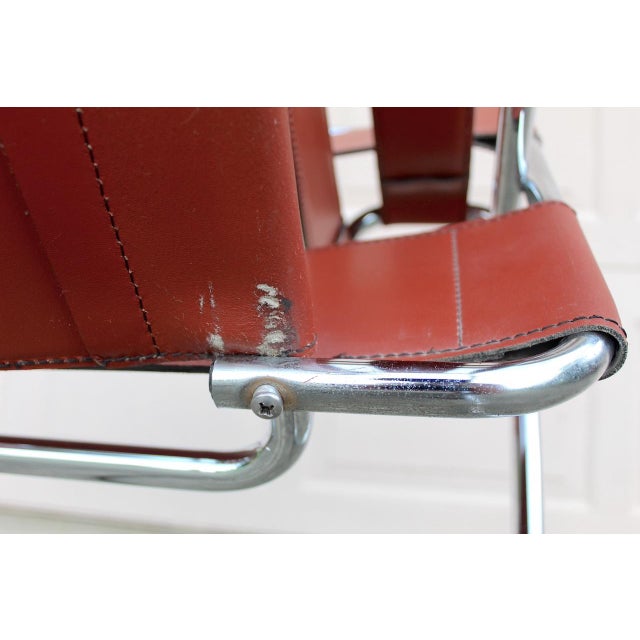 Italian-Made Armchair Inspired by Marcel Breuer Äôs Iconic Wassily Design, 1960s For Sale - Image 14 of 15