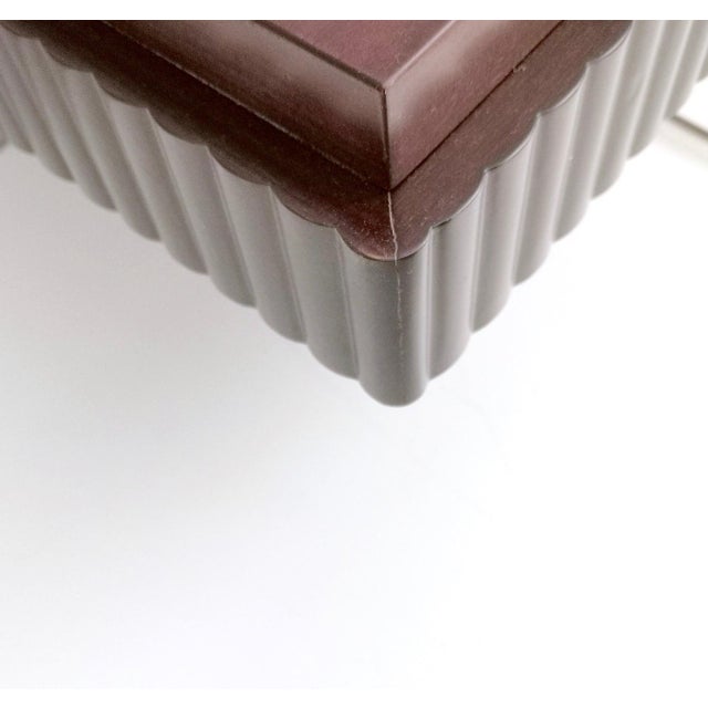 Side Table with Wooden Top and Steel Frame by Italo900, Italy For Sale - Image 11 of 14