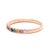 Early 21st Century Multi-Color Sapphire Band Ring, 14k Rose Gold, Ring Size 5.75, Stackable For Sale - Image 5 of 6