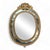 Napoleon III Mirror with Glass Panel For Sale