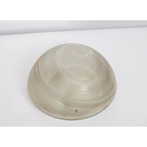 Large Glass Flushmount attributed to Peill & Putzler, Germany, 1970s For Sale - Image 10 of 13