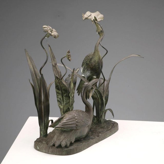 Bronze Patinated Metal Planter For Sale - Image 4 of 11