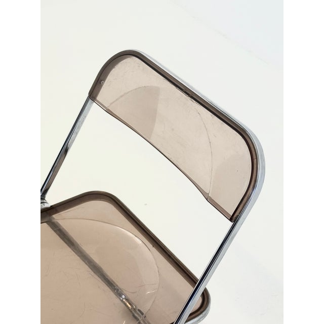 1970s Vintage Plia Folding Chairs by Giancarlo Piretti for Anonima Castelli, 1970s, Set of 2 For Sale - Image 5 of 18