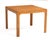 A square parsons style table from the Iconic Henredon "Scene Two" line. The top is a patchwork of nine square burl tiles....