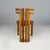 1970s Italian Modern Wood and Brown Leather Chairs by Mobilgirgi, 1970s, Set of 6 For Sale - Image 5 of 18