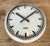 Beige Industrial Factory Beige Wall Clock, Austria, 1960s For Sale - Image 8 of 17
