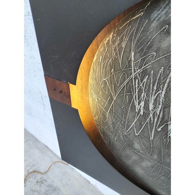 Illuminated Wall Panel by Nerone and Patuzzi / Gruppo NP2, 1971 For Sale - Image 6 of 11