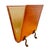 A wonderfully clever and decorative vintage Italian / Florentine leathercraft trompe l'oeil magazine rack designed in the...