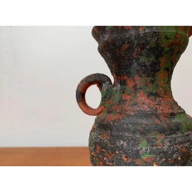 Mid-Century German Brutalist Carafe Vase in the style of Gerhard Liebenthron, 1960s For Sale - Image 4 of 13