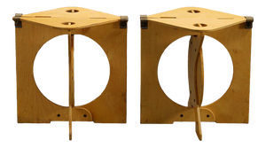Set of Rooster Foldable Stools by Barry Simpsons
