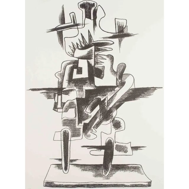 Composition is a lithograph, realized by Ossip Zadkine Stamped on the lower right. Numbered, edition 43/65 prints. Not...