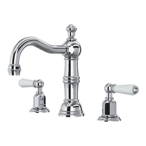 The Traditional Bathroom Collection by Perrin & Rowe. Lavatory Faucet With Porcelain Handles.