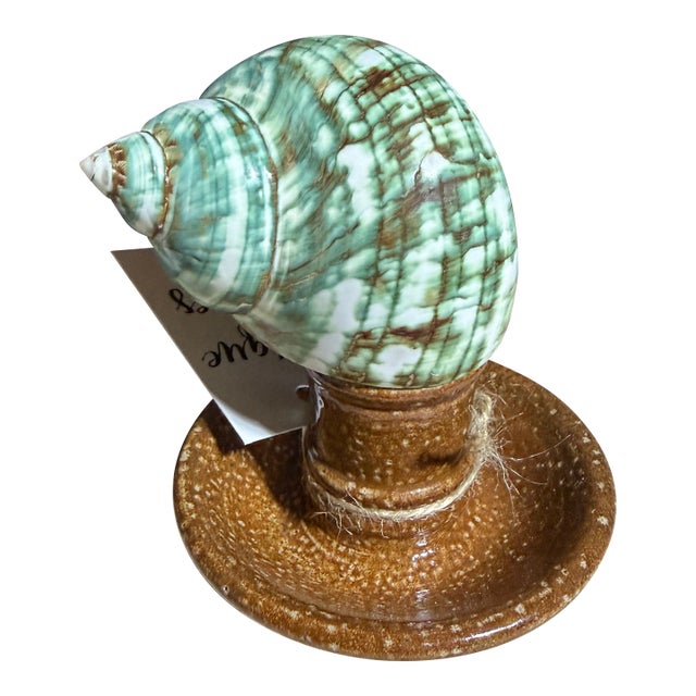 Celestial Meets the Sea Shell Ring Dish-Coastal Art Sculpture For Sale