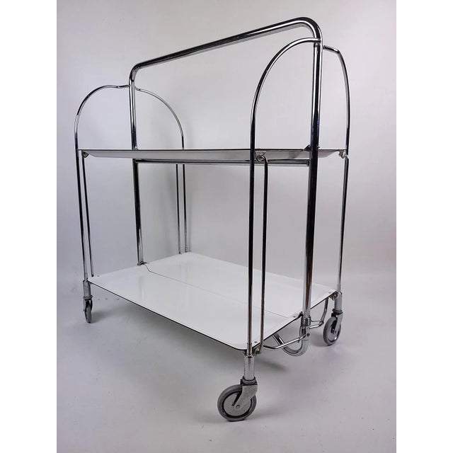 Bar Cart from Bremshey & Co., Germany, 1970s For Sale - Image 4 of 14