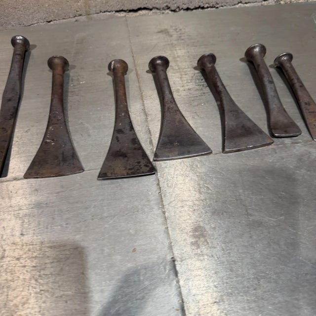Industrial Antique Shipwrights' Caulking Irons Vintage Industrial Decor For Sale - Image 3 of 13