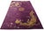 1920 Chinese - Art Deco Rug 4' 11"x7' 10" This circa-1920 Chinese Art Deco rug features a vibrant royal purple ground...