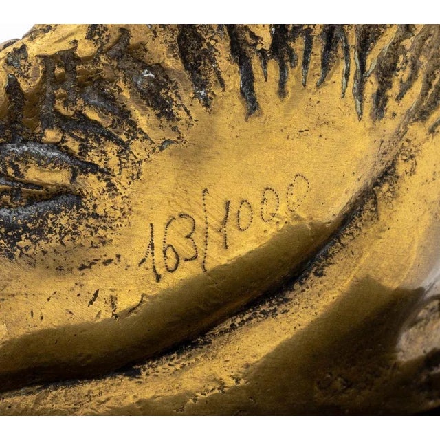 Patrizia Guerresi "Donnasole" Gilt Bronze, 1986 For Sale - Image 9 of 9