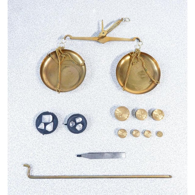 20th Century Portable Scale with Weights For Sale - Image 11 of 16