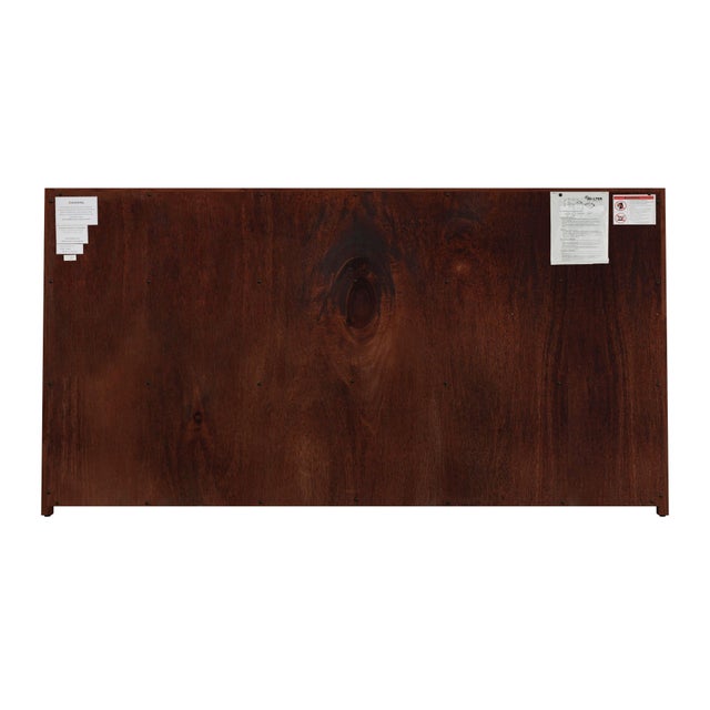 Lark 60 in. W Rectangular Wood 6 Drawer Dresser, Walnut For Sale In Chicago - Image 6 of 8