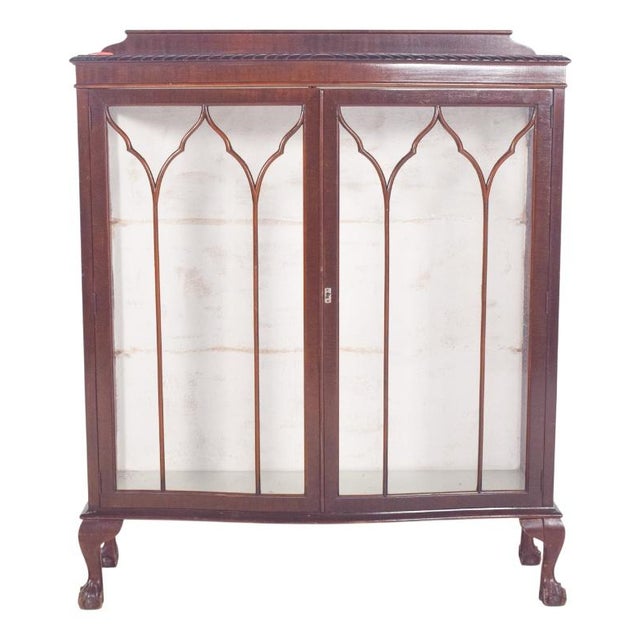 Portuguese Front Display Cabinet, 1890s For Sale - Image 10 of 10