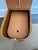 Mid-Century Modern Mid 20th Century Hawkeye Green and Tan Woven Picnic Hamper by Burlington Basket Co. For Sale - Image 3 of 13