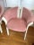 Pink 1980 PostModern Lacquer Pink Velvet Club Chairs - a Pair For Sale - Image 8 of 13