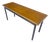 Kittinger Ebonized Base Flip Top 64” Long Console Dining Table c1960s MINT! For Sale
