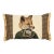 Master Fergus Fox Tapestry Cushion With Tweed & Fringe - 33x55cm (13"x22") For Sale