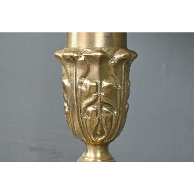 Antique Bronze Lamp, 1890s For Sale - Image 5 of 16