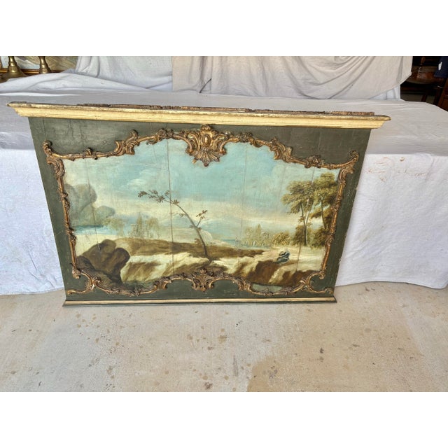 19th Century Italian Landscape Oil on Panel Painting For Sale - Image 4 of 12
