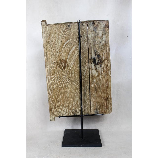 Dogon Granary Door in Wood For Sale - Image 4 of 5